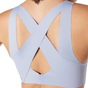 Lululemon Enlite Sports Bra Built-In Cups Hook Eye Ultralu Berry Mist 36DD